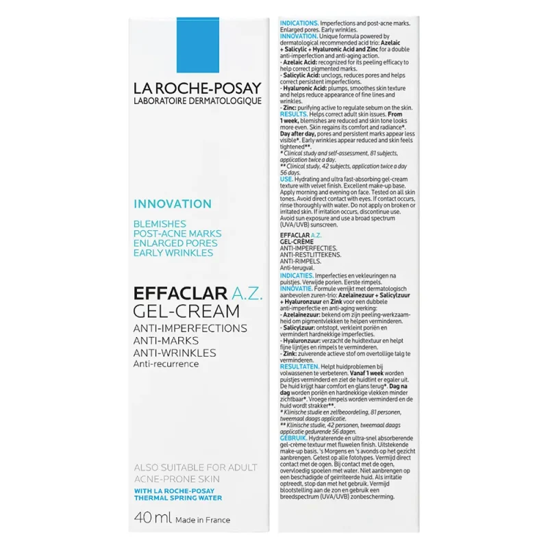 EFFACLAR A.Z. GEL-CREAM 40ML