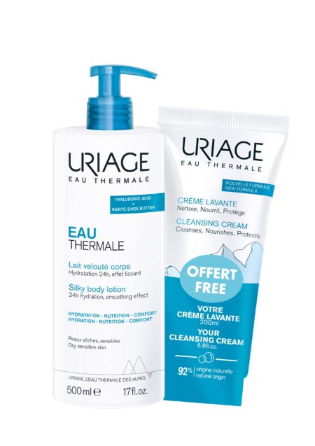 *SET* URIAGE – EAU THERMALE LOSION 500ML + CLEANSING CREAM 200ML