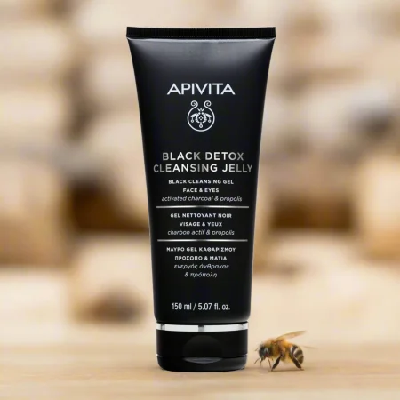 APIVITA BLACK DETOX CLEANSING JELLY 150ML