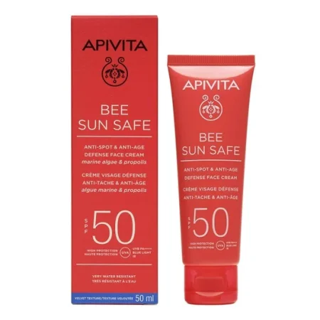 APIVITA BEE SUN SAFE ANTI-SPOT&ANTI-AGE FACE CREAM SPF50