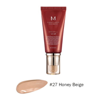 MISSHA M PERFECT COVER BB CREAM- 27 HONEY BEIGE