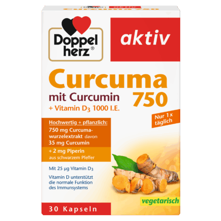 DOPPEL HERZ CURCUMA 750 CAPS. X 30