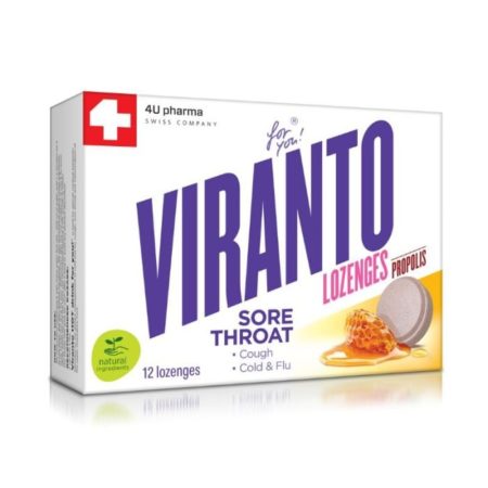 4U VIRANTO LOZENGES PROPOLIS X 12