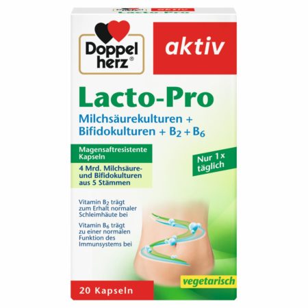 DOPPEL HERZ LACTO PRO CAPS. X 20