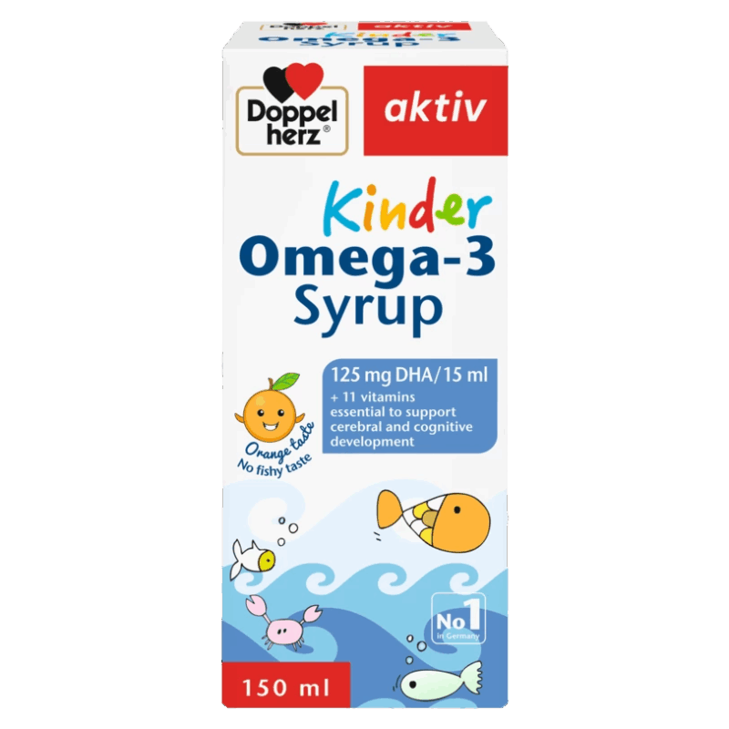 DOPPEL HERZ KINDER OMEGA-3 SYRUP 250ML