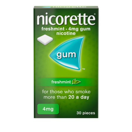 NICORETTE GUM 4MG FRESH MINT X 30 GUMI ZA DZVAKANJE
