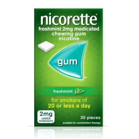 NICORETTE GUM 2MG FRESH MINT X 30 GUMI ZA DZVAKANJE