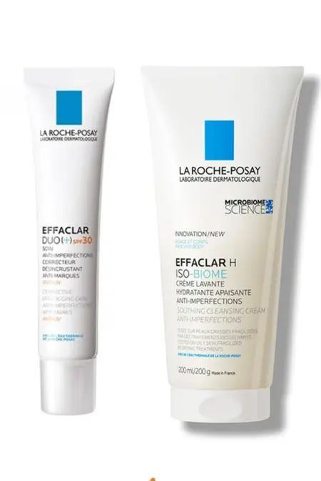 LA ROCHE POSAY- SET EFFACLAR H ISO BIOME LAVANT 200ML + EFFACLAR DUO SPF30+ 40ML
