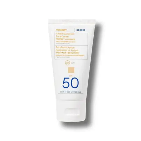 KORRES - YOGHURT TINTED FACE CREAM SPF50 50ML