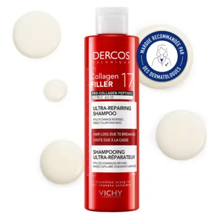 VICHY DERCOS COLLAGEN 17 REPAIR SHAMPOO 200ML